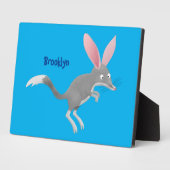 Plaque Photo Caricature de bilby australien très heureuse (Côté)