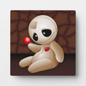 Plaque Photo Caricature de poupée vaudou en amour (Devant)