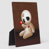 Plaque Photo Caricature de poupée vaudou en amour (Côté)
