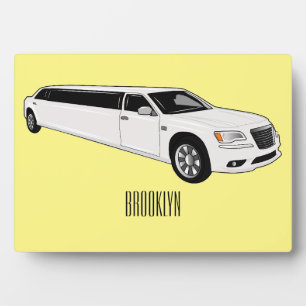 Plaque Photo Caricature limousine