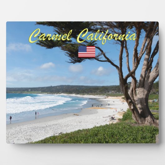 PLAQUE PHOTO CARMEL BY THE SEA - MONTEREY CALIFORNIA USA (Devant)