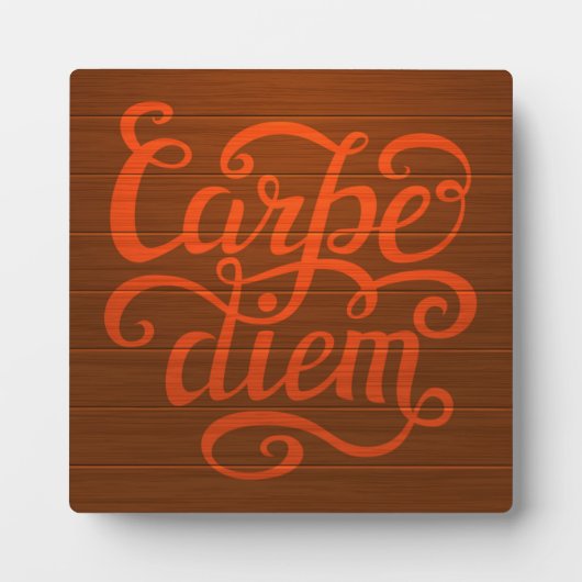 Plaque Photo Carpe Diem (Devant)