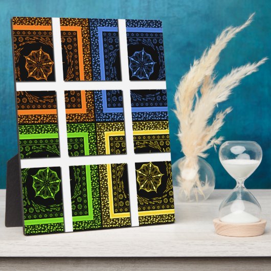 Plaque Photo Carré dans une boîte (Côté)