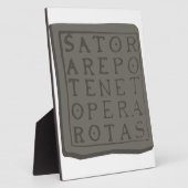 Plaque Photo Carré Sator (Côté)