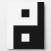 Plaque Photo Carré Yin Yang (Devant)