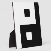 Plaque Photo Carré Yin Yang (Côté)