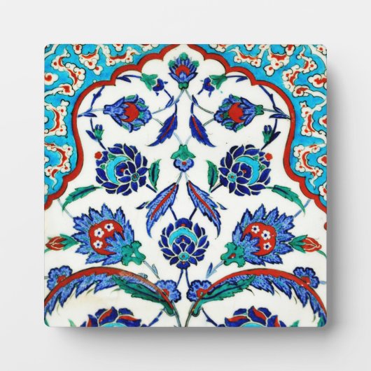 Plaque Photo carreau d'iznik (Devant)
