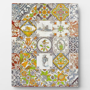 Plaque Photo Carreaux de céramique hollandais