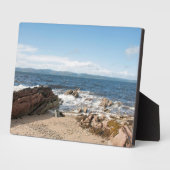 Plaque Photo Carte de baie Machrie (Côté)