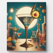 Plaque Photo Carte de circuit futuriste atomique Martini (Devant)