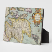 Plaque Photo Carte de l'Écosse | Miliaria Scotia (Côté)