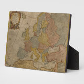 Plaque Photo Carte d'Europe | 1700 (Côté)