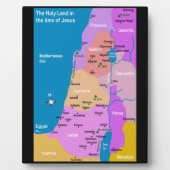 Plaque Photo Carte d'Israël Premier siècle (Devant)