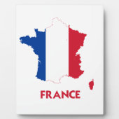 PLAQUE PHOTO CARTE FRANCE (Devant)