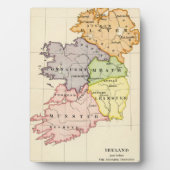 Plaque Photo Carte Irlande (Devant)