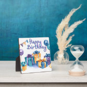 Plaque Photo Carte postale Joyeuse Anniversaire (Insitu)