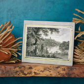 Plaque Photo Carte téléphonique de Humphrey Repton, gravée par (Côté)