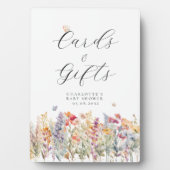 Plaque Photo Cartes et cadeaux ! Fleur sauvage (Devant)