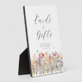 Plaque Photo Cartes et cadeaux ! Fleur sauvage (Côté)