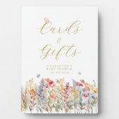 Plaque Photo Cartes et cadeaux ! Fleur sauvage (Devant)