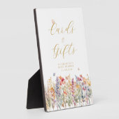 Plaque Photo Cartes et cadeaux ! Fleur sauvage (Côté)