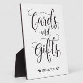 Plaque Photo Cartes et cadeaux Panneau Mariage moderne (Côté)