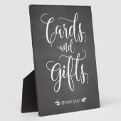 Plaque Photo Cartes et cadeaux SIGNE Mariage rustique (Côté)