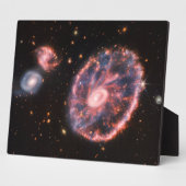Plaque Photo Cartwheel Galaxy, James Webb Télescope Spatial (Côté)