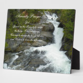 Plaque Photo Cascade de la forêt de prières de sérénité (Côté)