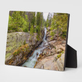 Plaque Photo Cascade d'eau et rivière (Côté)