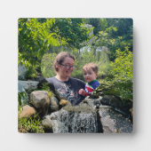 Plaque Photo Cascading forêt cascade verdure coeur modèle (Devant)