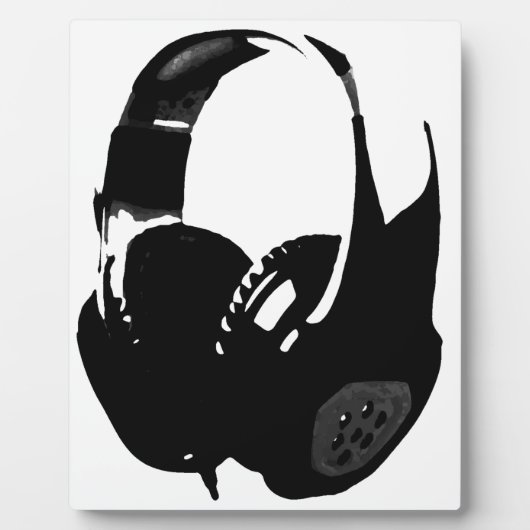 Plaque Photo Casque Pop Art (Devant)