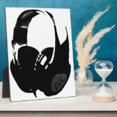 Plaque Photo Casque Pop Art (Côté)