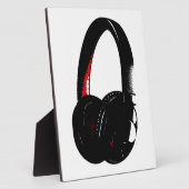 Plaque Photo Casque Pop Art Head Téléphone (Côté)