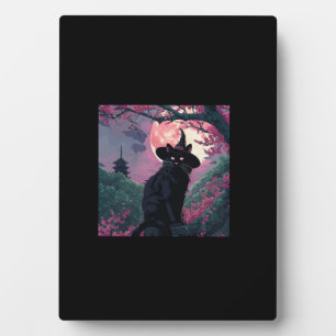 Plaque Photo Casquette mystique Sakura Black Chat sorcière pour