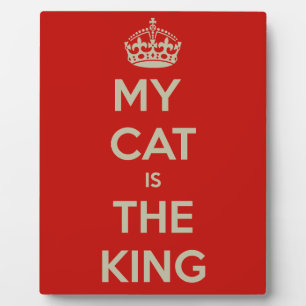 Plaque Photo Cat