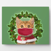 Plaque Photo Cat de Christmas (Devant)