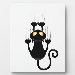 Plaque Photo Cat Falling down fun dessin personnage