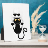 Plaque Photo Cat Falling down fun dessin personnage (Côté)