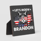 Plaque Photo Cat Lets Meow (Recto)