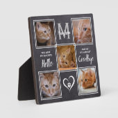 Plaque Photo Cat Loss Unique Pet Memorial (Recto)