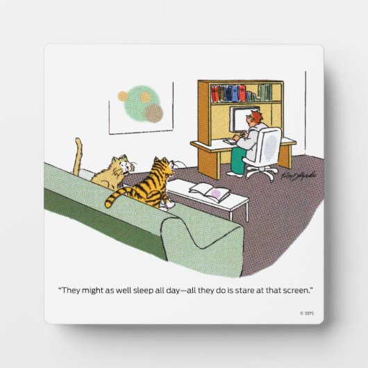 Plaque Photo Cat Talk (Devant)