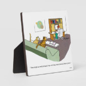 Plaque Photo Cat Talk (Recto)