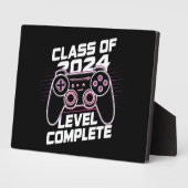 Plaque Photo Catégorie De 2024 Niveau Terminé Diplôme Supérieur (Côté)