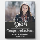 Plaque Photo Catégorie de 2025 Vous avez fait garder une licenc (Devant)