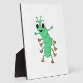 Plaque Photo Caterpillar verte (Côté)