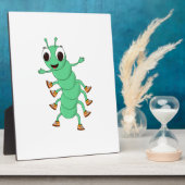 Plaque Photo Caterpillar verte (Côté)