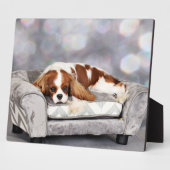 Plaque Photo Cavalier King Charles Spaniel - Remington (Côté)