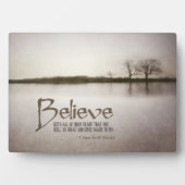 Plaque Photo Ce que vous avez fait (Devant)