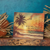 Plaque Photo Ce que vous savez - (Côté)